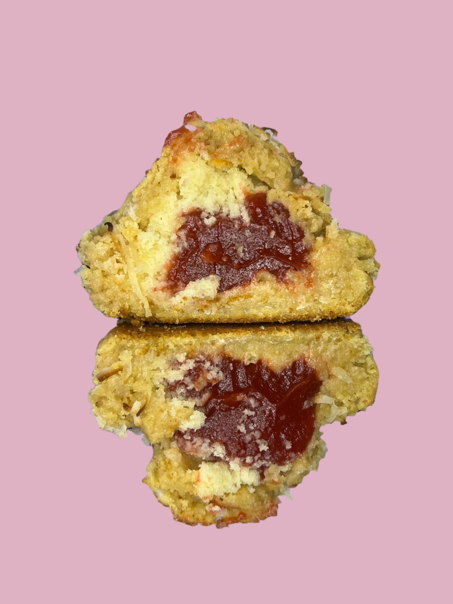 Coconut  guava cake